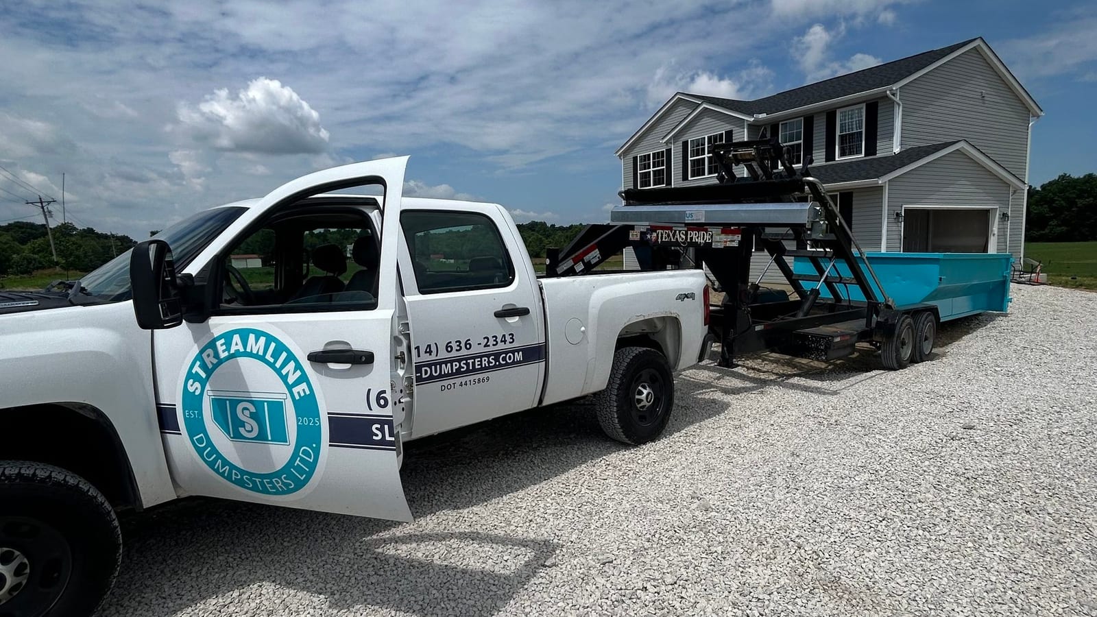 Roll-off dumpster rental in Columbus Ohio
