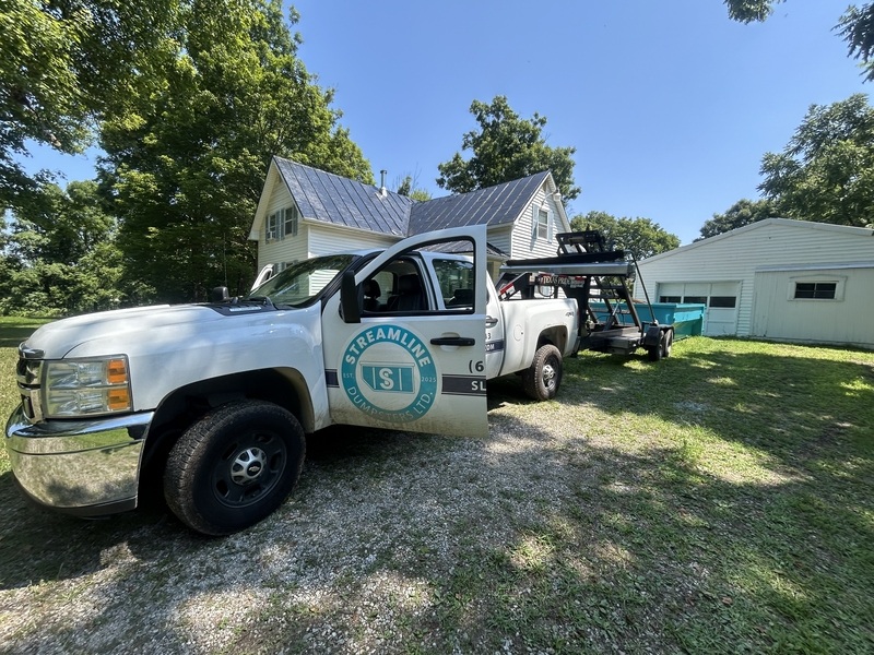 Rural dumpster delivery to farms and long driveways