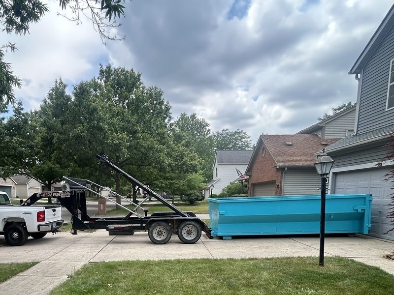 Dumpster service in Hilliard Worthington Powell Plain City Upper Arlington