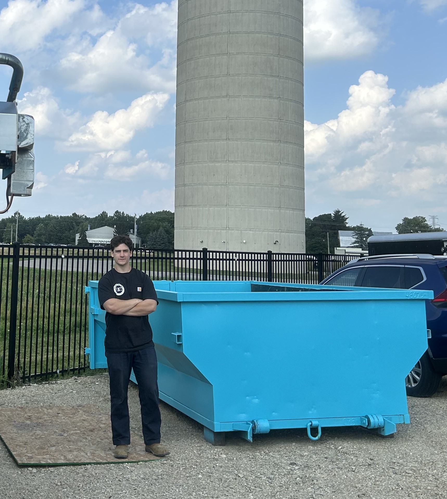 Plain City Ohio dumpster rental service area